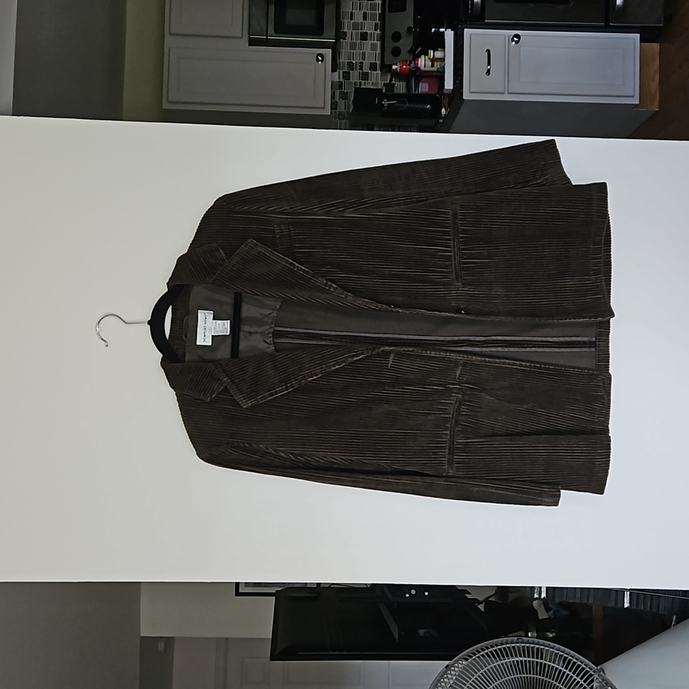 Wide corduroy blazer